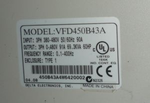 Дельта VFD-B