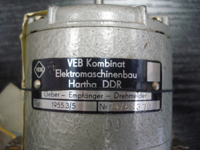 1955.3/5 VEB Elmo Hartha DDR Сельсин