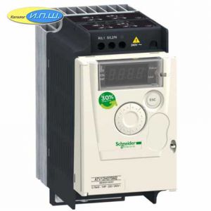 ATV12H055M2TQ  ПРЕОБР ЧАСТОТЫ ATV12 0.55КВТ 240В 1Ф 14Ш  Schneider Electric