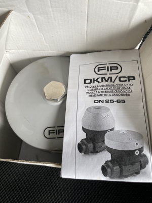 Мембранный клапан PP-H м​уфтовый, EPDM d 32 FIP, ​Италия.