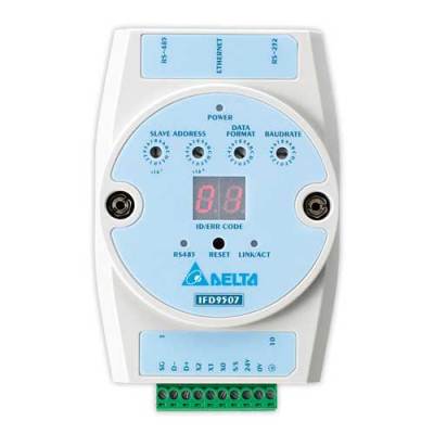 IFD9507 Конвертер Modbus RS485 в Modbus TCP, Ethernet IP, Delta Electronics