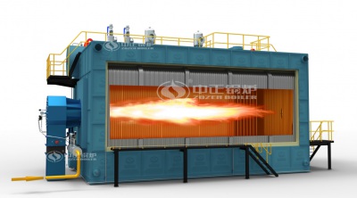 Газовый/жидкотопливный водотрубный паровой котёл серии SZS