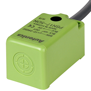 PSN17-5DP2 Индуктивный датчик приближения, 12-24VDC, выход PNP-NC, сраб. 5 мм, Autonics