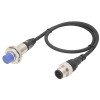 PRDW12-8DN Индуктивный датчик приближения, 12-24VDC, выход NPN-NO, сраб. 8мм, Autonics