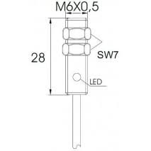 Индуктивный датчик приближения MB626PFA Selet