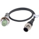 PRW12-4DP Индуктивный датчик приближения, 12-24VDC, выход PNP-NO, сраб. 4мм, Autonics