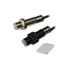 BRP3M-MDT-P Фото датчик корпус М18х1 пластик, длина 67 мм, 3 метра, с отражателем, PNP, Autonics