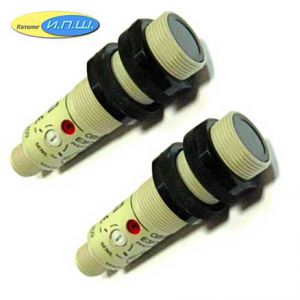 фотодатчик E3F2-7C4 Omron - приемник + передатчик, NPN или PNP, NO или NC