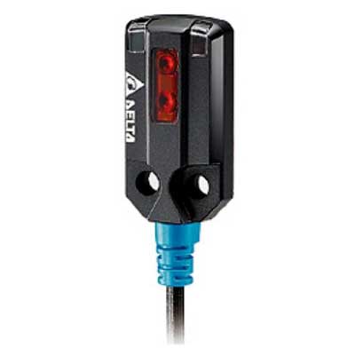 PS-FR2-NLB2 Фотодатчик диффузный, S=5-50 мм, NPN, Light-ON, 2 м, Delta Electronics