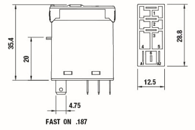 Реле Comat Releco C10-A10R/120VAC