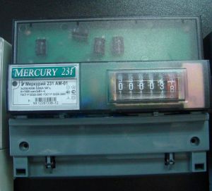 Электросчетчик "Меркурий" 231 АМ-01 3ф. 5-60А 1кл.т. 1тариф