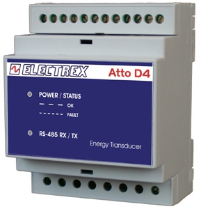 Преобразователь/Энергоанализатор ATTO D4 RS485 230-240V TRANSDUCER / ENERGY ANALYZER
