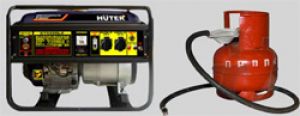 Генератор бензин + газ Huter DY6500LX, 5,0 кВт, 1-фазный
