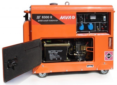 Дизельный генератор MVAE ДГ 6300К