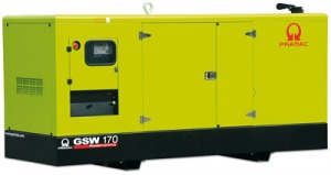 Дизель-генераторная установка PRAMAC GSW170P в кожухе