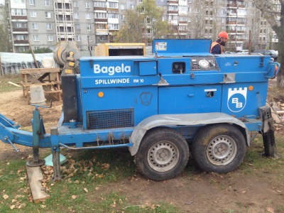 Тяговая гидравлическая  лебедка BAGELA RW-10