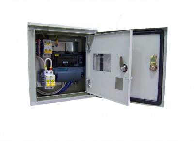 Шкаф учета ШУ-2/Т IP31 (без э/счетчика;   с КИ,  с ВА6729  ) корпус ЩУ-2зо  620х600х170
