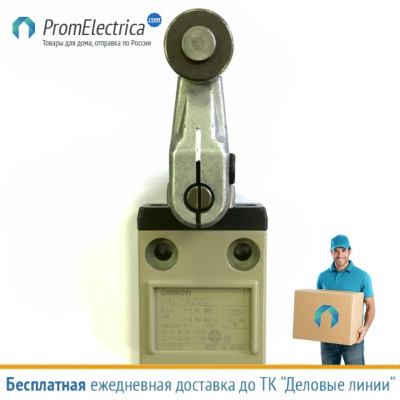 D4C-4220 Миниатюрный выключатель с стальным роликовым рычагом, маслостойкий, пожаробезопасный, 5-30VDC, 0,1A
