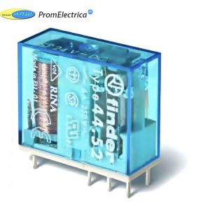 445290480000 Миниатюрные PCB реле выводы с шагом 5мм, Контакты AgNi, Влагозащита, 2CO 6A, катушка DC Finder