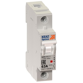 OptiDin BM63P, OptiDin BM63P РЕГ Модульные выключатели
