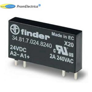 348170129024 Твердотельные реле, 2A-24VDC, 12VDC Finder