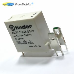 459170120310 Миниатюрные реле для печатного монтажа Finder, 16А, 12VDC