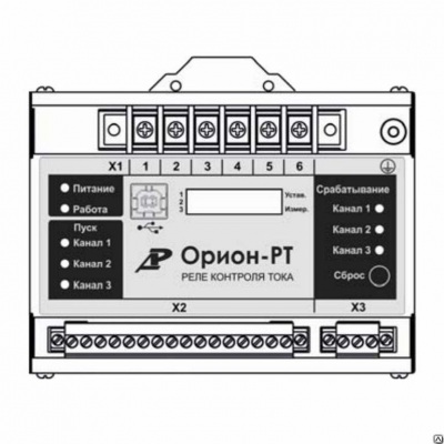 Реле контроля переменного трехфазного тока Орион-РТ (Орион РТ)