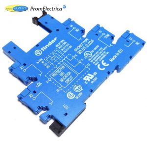 93010060 Розетка для ультратонких реле Finder 34 серии, 6 Ампер, 60 Вольт DC