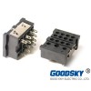 PY-14 Колодка для реле RE-4P(под пайку,монтаж в панель), Goodsky