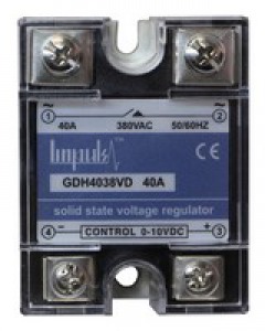 Однофазные твердотелые реле GDH10023DD3(100A, управление 3...32V DC, 230V DC)