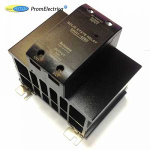 SRH1-4260 Твердотельное реле 1-фаза, управление 90-240 VAC, коммутирующий выход 60А / 24-240 VAC, отсл Autonics