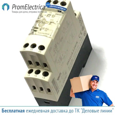 RM4UA33MW Telemecanique Реле измерения напряжения 30-500V, ~/=24-240V