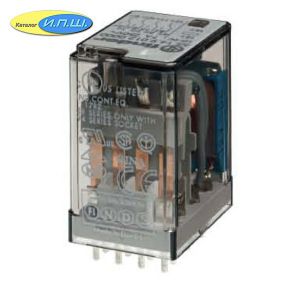 551482300000 Миниатюрные реле общего назначения Печатный монтаж, Контакты AgNi, 4CO 7A Finder