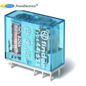 446291100000 Миниатюрные PCB реле выводы с шагом 5мм, Контакты AgNi, Влагозащита, 2CO 10A, катушка DC Finder