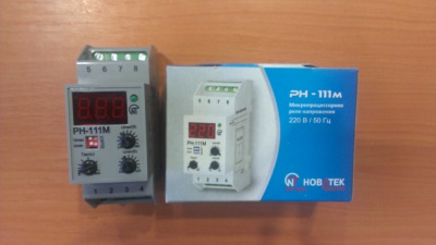 РН-111М Реле напряжения 220V AC 16A