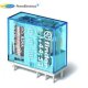 446270050000 Миниатюрные PCB реле выводы с шагом 5мм, Контакты AgNi, Влагозащита, 2CO 10A, Чувствительная катушка DC Finder