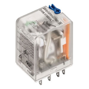 DRM270012LT Промежуточное реле Weidmuller 10А, 2С, 12VDC аналог TRY-12VDC-S-2C-L TTI