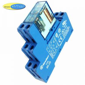 405291100000 реле 8А упр. 110VDC, с розеткой на дин рейку - 9505SMA - finder