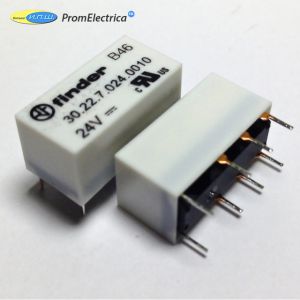 302270480010 Субминиатюрные двухрядные реле Finder, 2А, 48VDC