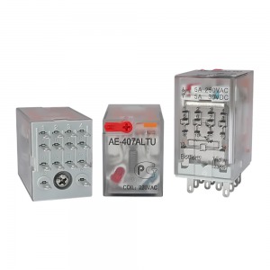 AE-407ALTU Промежуточное реле Амитрон, 5А, 4С, 220VAC аналог RMX 4AB1P7 Schneider Electric