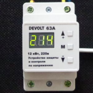 Реле контроля напряжения Devolt-63A