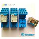Реле 24 вольта DC, 4группы 553490240090 + 9505SMA Finder - комплект - 300 руб