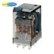 553380120050 Миниатюрные реле общего назначения Втычные, Контакты AgNi, 3CO 10A блокируемая кнопка Тест + Светодиод Finder