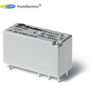 415291100011 Низкопрофильные Миниатюрные PCB реле выводы с шагом 5мм, Контакты AgNi, Влагозащита, 2CO 8A Finder