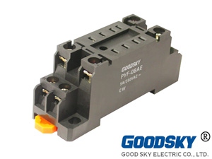 PYF-08AE Колодка DIN для реле RE-2P, 55.02, Goodsky