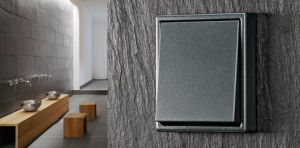 Электроустановочные изделия JUNG - серия Anthrazit (натуральный лакированный алюминий)