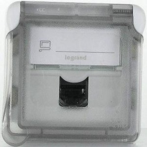 Пыле- и влагозащищенные электроустановочные изделия Legrand серии Plexо IP55