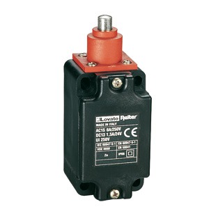 TL1 01 10 Концевой выключатель, нажимной толкатель, 1NO+1NC, LOVATO Electric