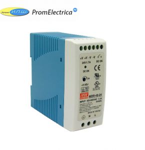 MDR-40-48 Импульсный блок питания 40W, 48V, 0-0.83A Mean Well