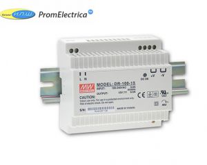 DR-100-15 Импульсный блок питания 100W, 15V, 0-6.5A Mean Well